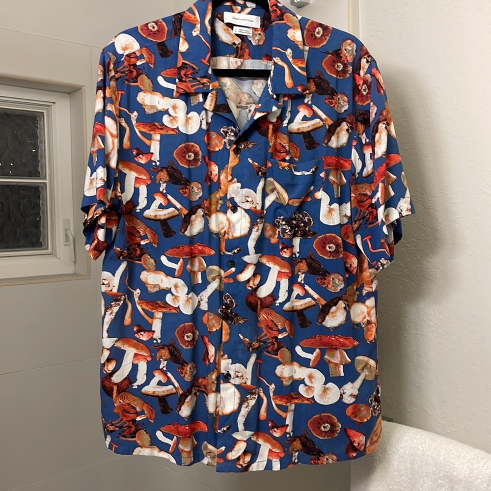 Mushroom short sleeve button down!